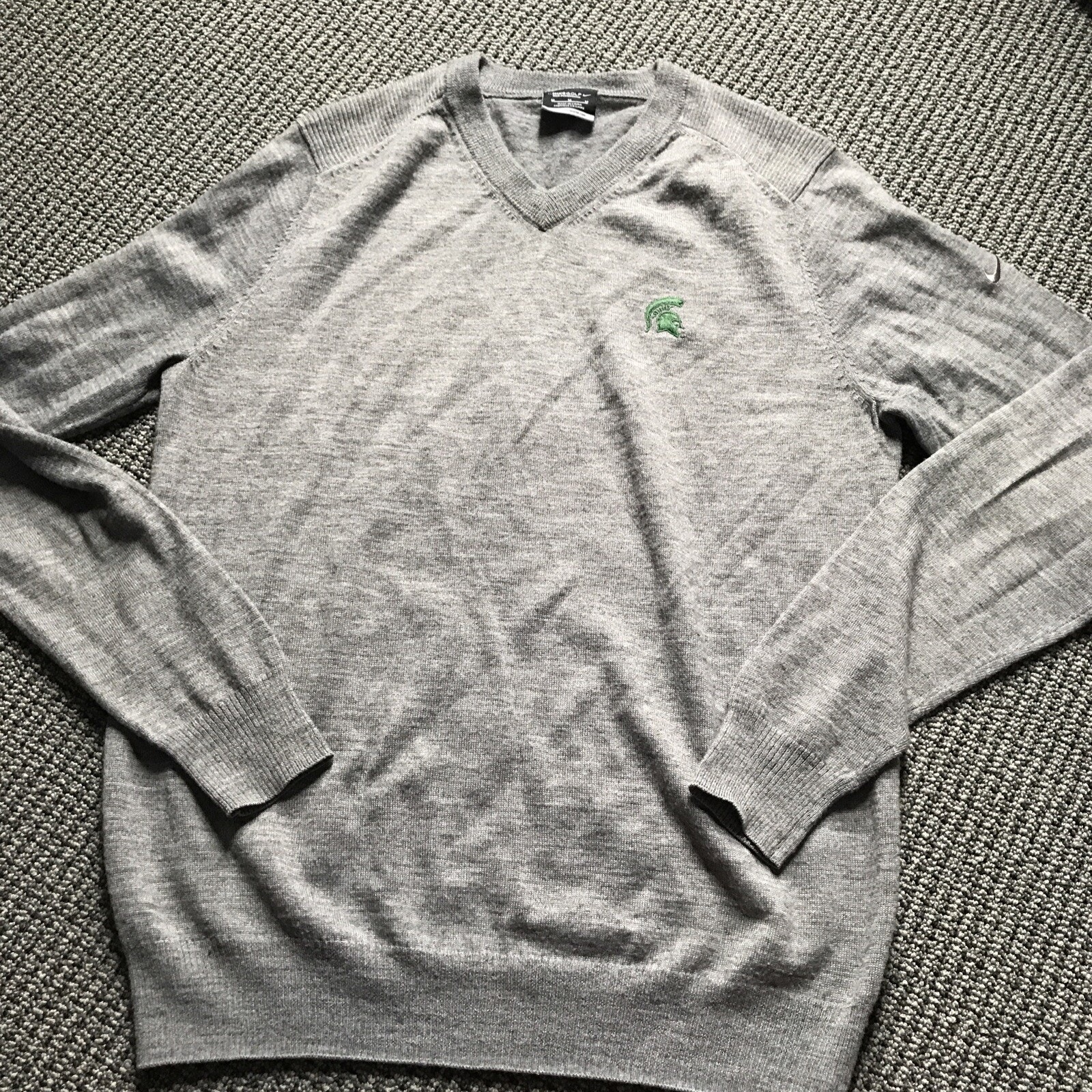 Nike Golf Sweater V-Neck Medium Michigan State Spartans